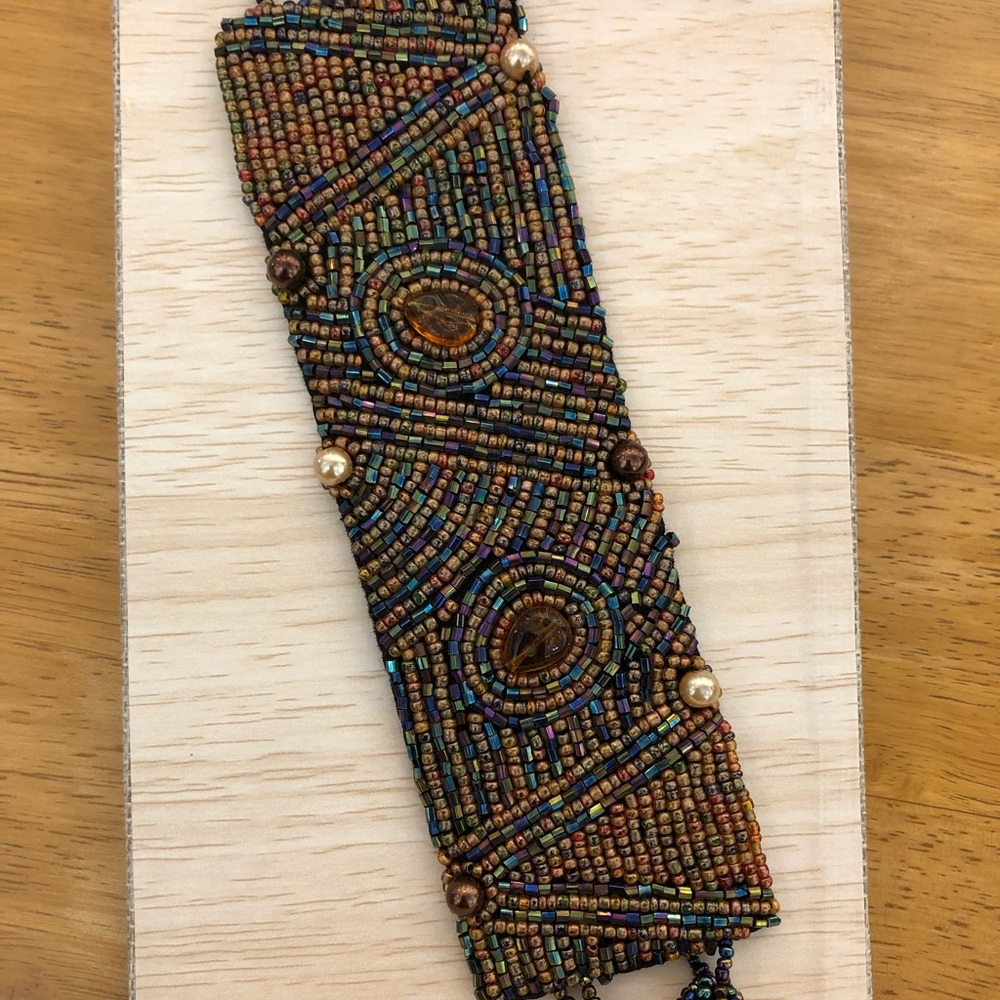 Chico’s beaded cuff bracelet